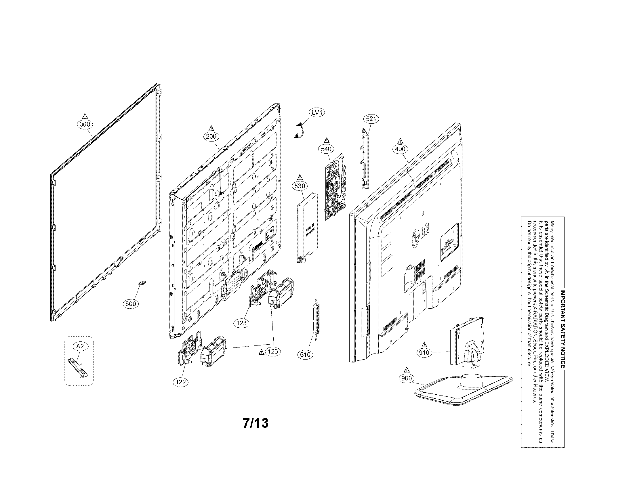 Exploded view parts