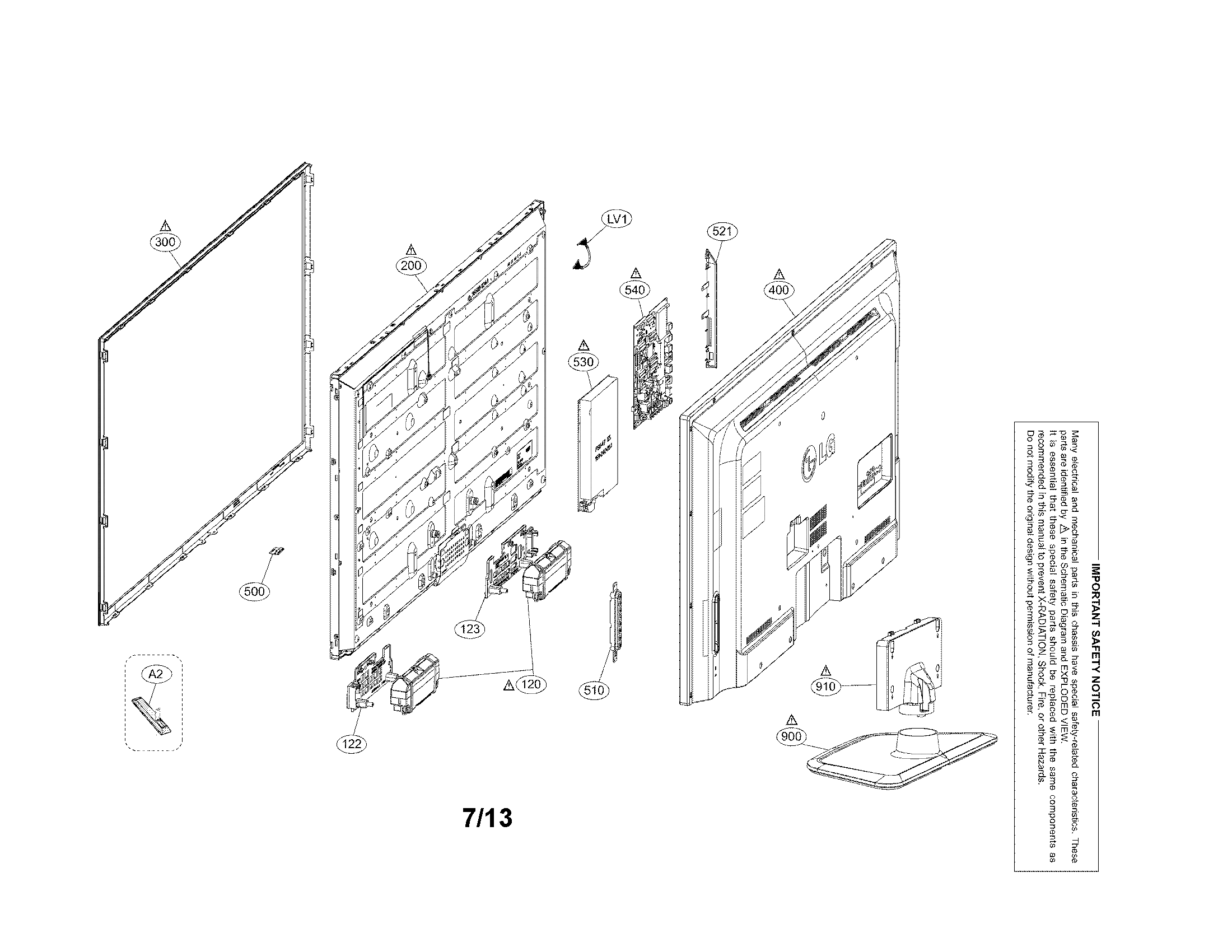 Exploded view parts