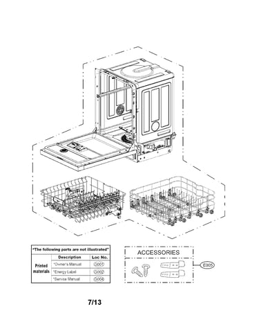 Exploded view parts