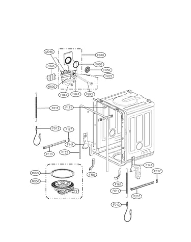 Tub assembly parts