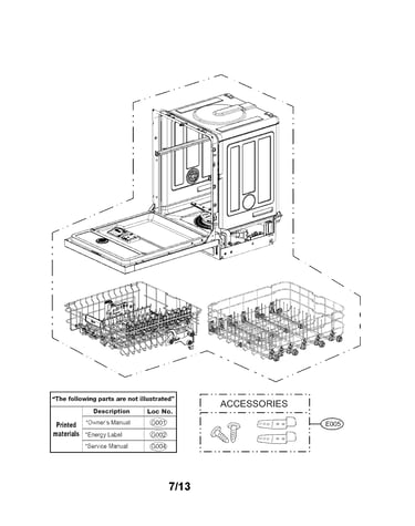 Exploded view parts