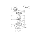 LG LDS5540WW sump assembly parts diagram