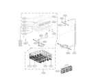 LG LDS5540ST/00 rack assembly parts diagram