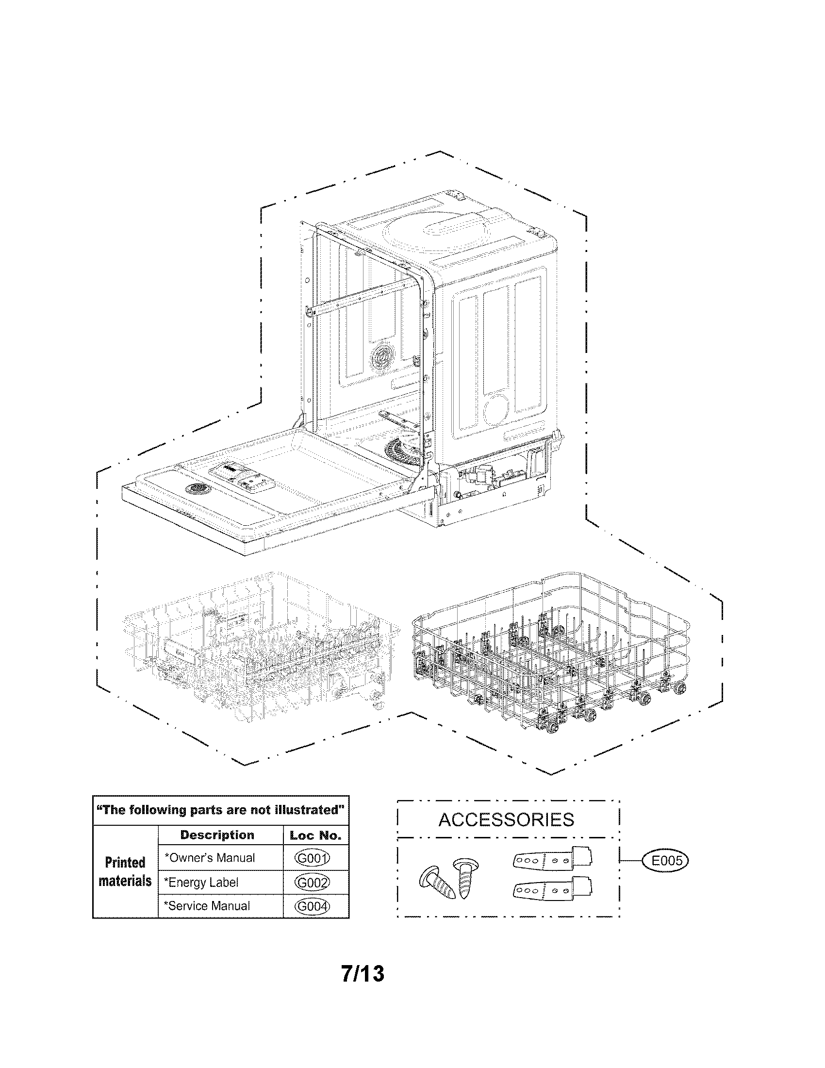 Exploded view parts