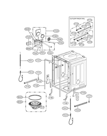 Tub assembly parts