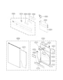 Panel/door assembly parts