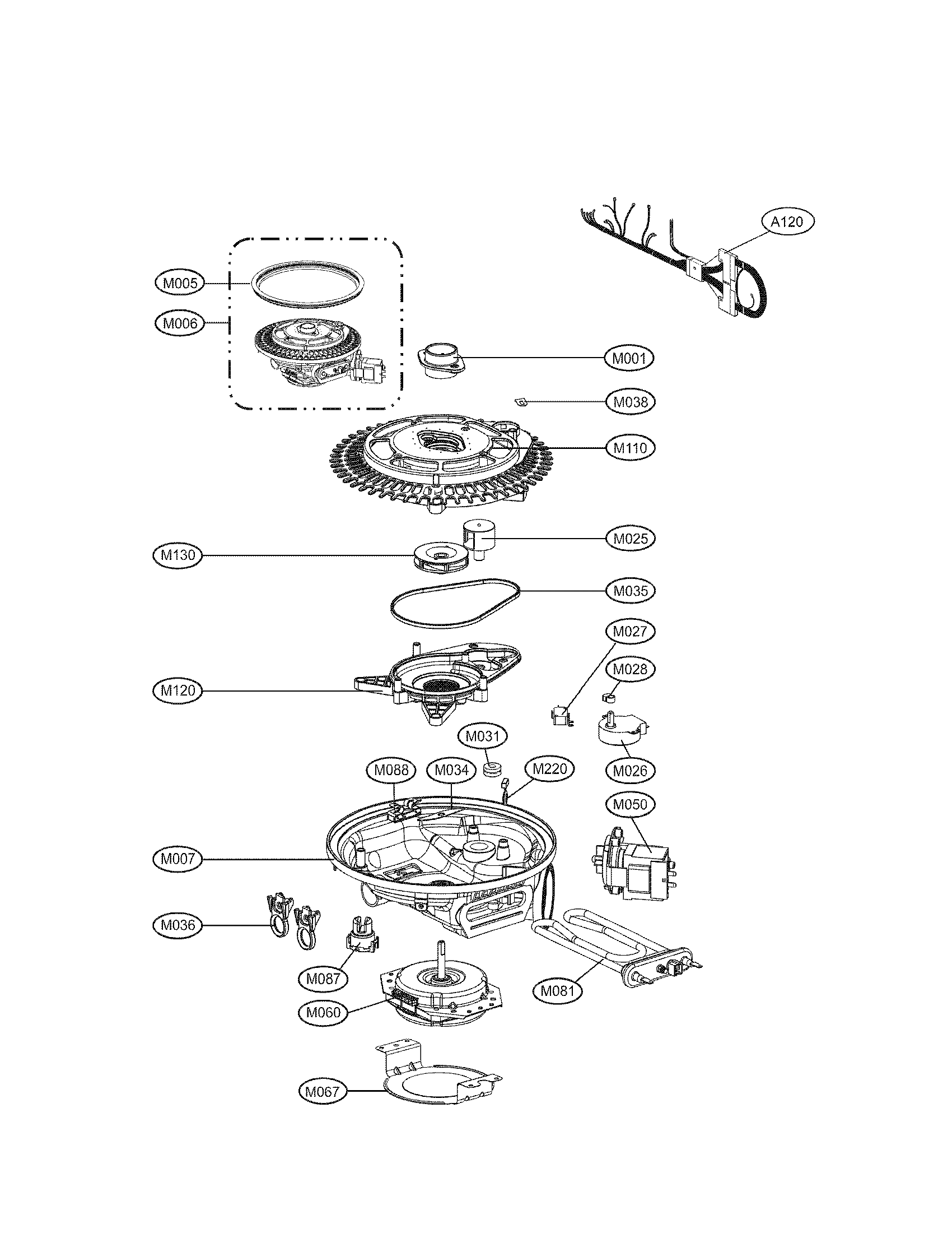 SUMP ASSEMBLY PART