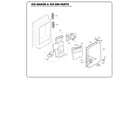 Kenmore Elite 79572353310 ice maker and ice bin parts diagram
