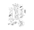 Kenmore Elite 79572372310 case parts diagram
