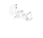 Kenmore Elite 79572372310 ice maker and ice bin parts diagram