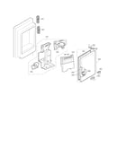 Ice maker and ice bin parts