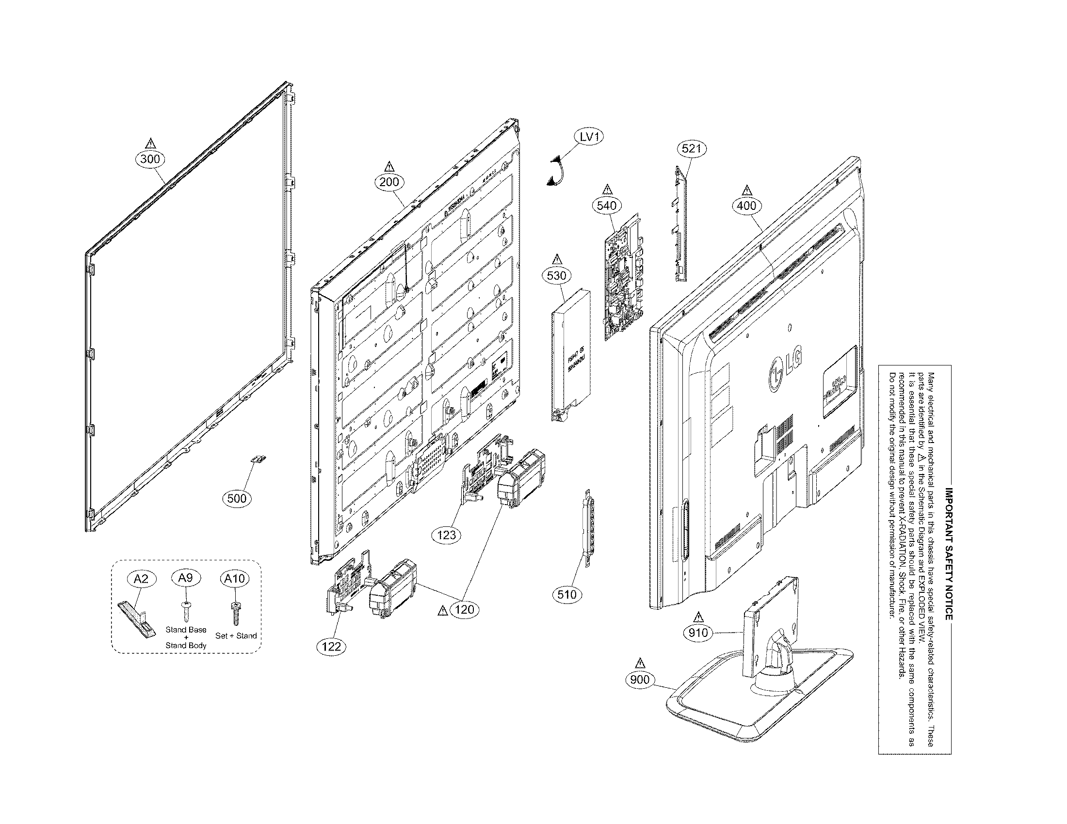 Exploded view part
