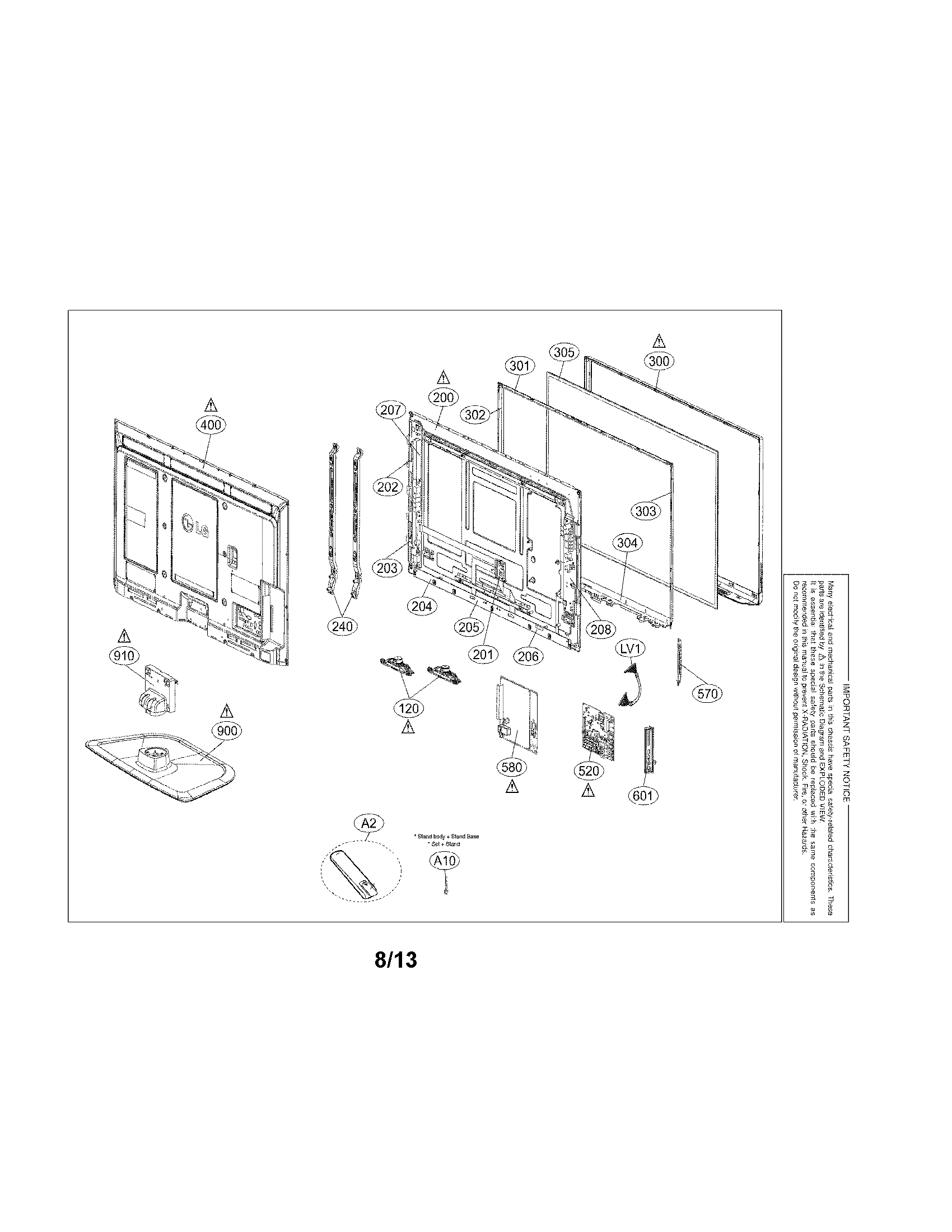 Exploded view parts