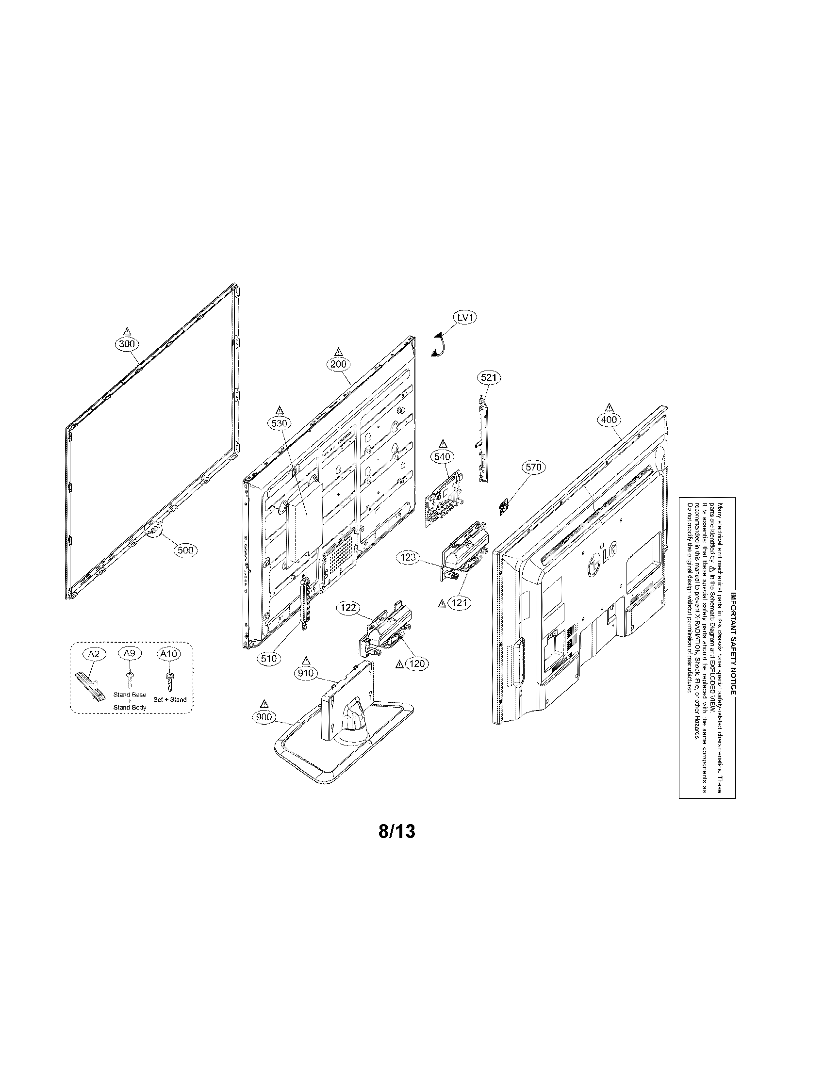 Exploded view parts