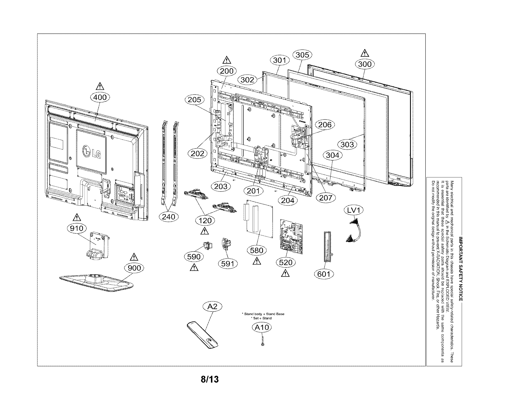 Exploded view parts