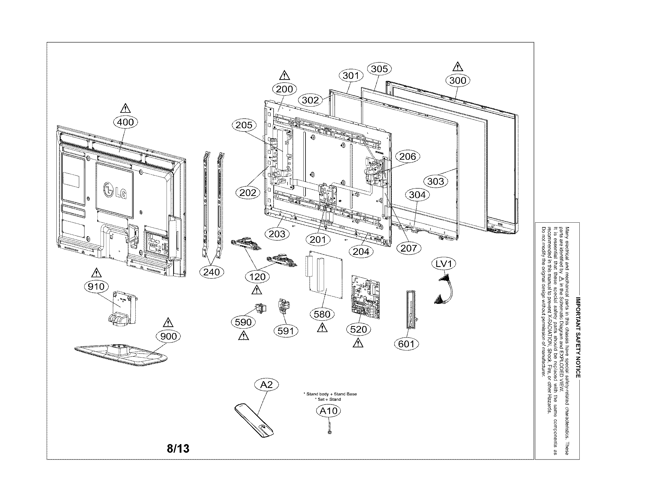 Exploded view parts