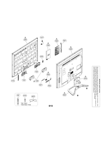 Exploded view parts
