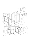 Cabinet and door assembly parts