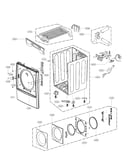 Cabinet and door assembly parts