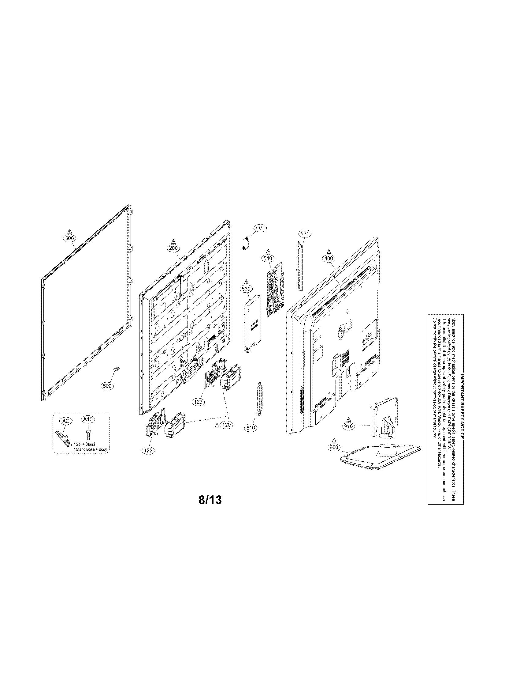 Exploded view parts