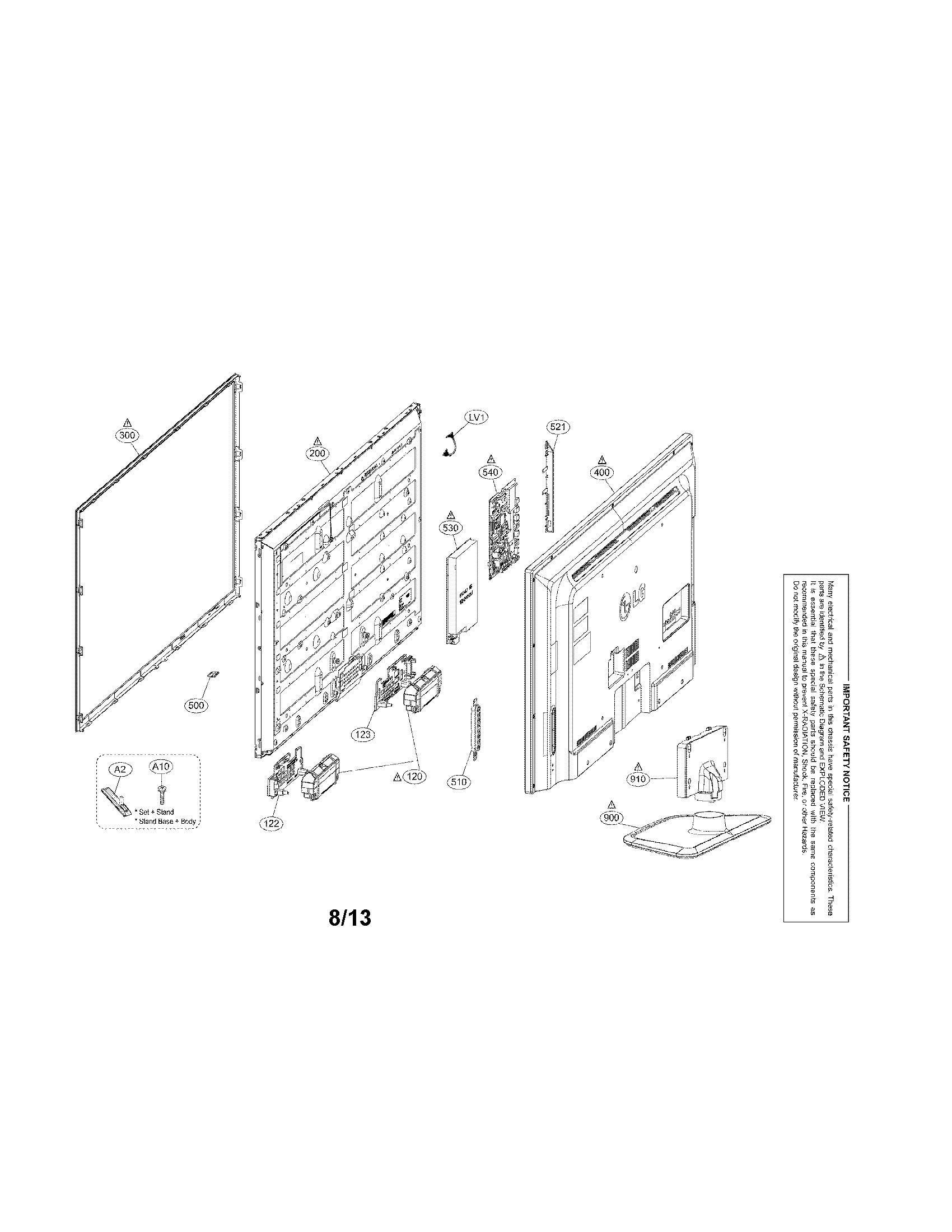 Exploded view part