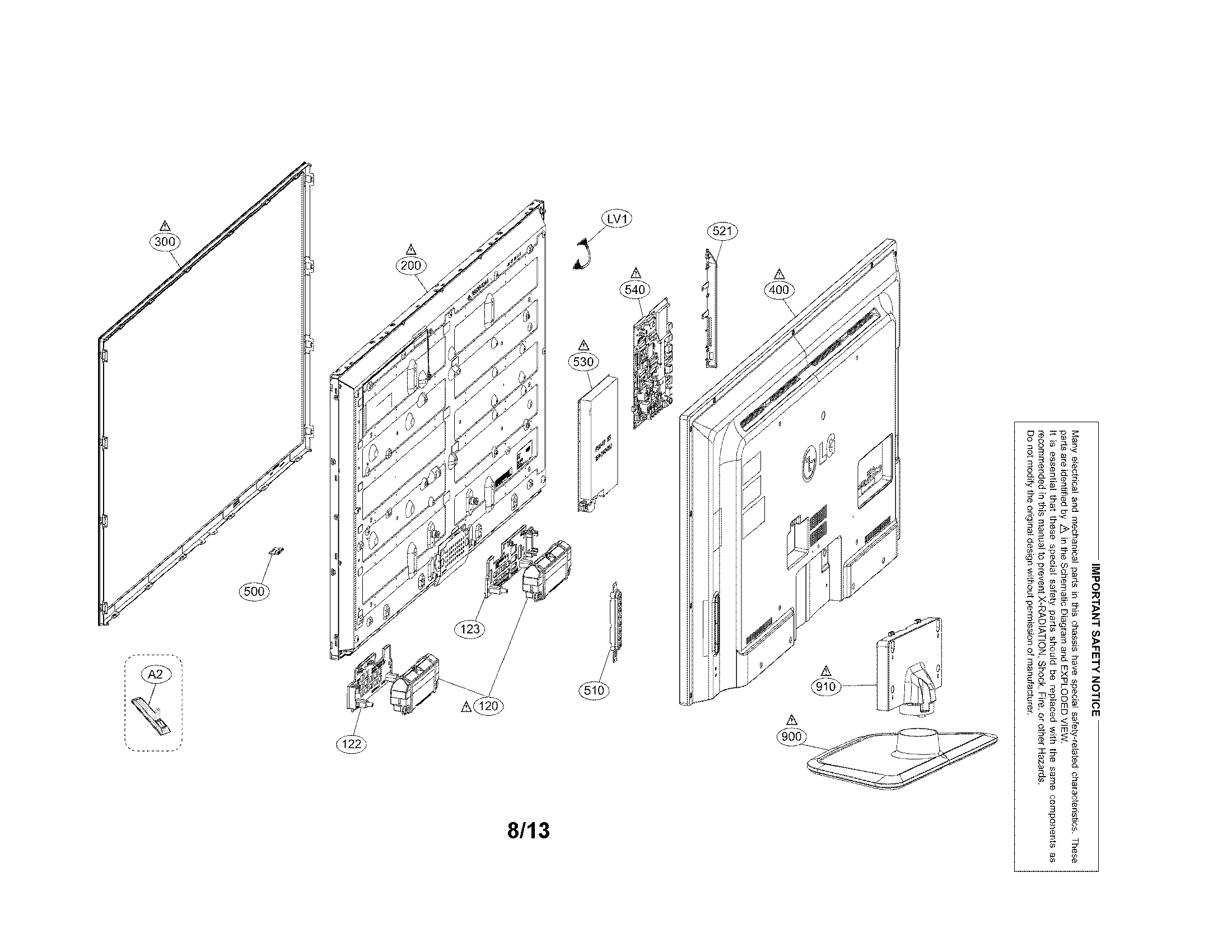 Exploded view parts