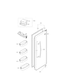 Refrigerator door parts