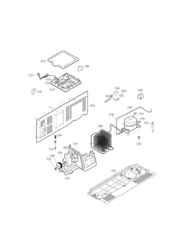 Machine compartment parts