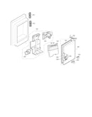 Ice maker and ice bin parts