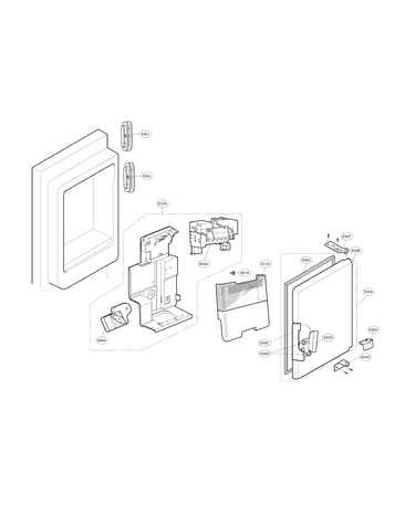 Ice maker and ice bank parts