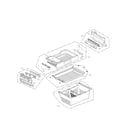 Kenmore Elite 79572053316 freezer parts diagram