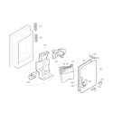 Kenmore Elite 79572053316 ice maker and ice bank parts diagram