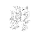 Kenmore Elite 79572092311 case parts diagram