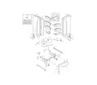 Kenmore Elite 79572189315 door parts diagram