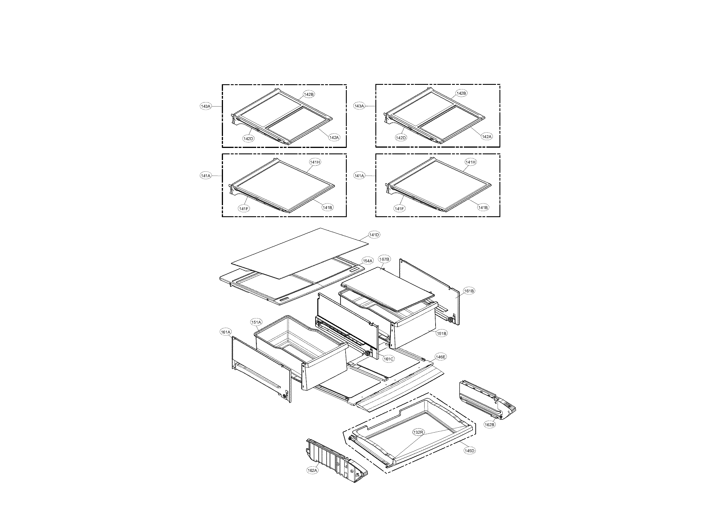 Refrigerator parts