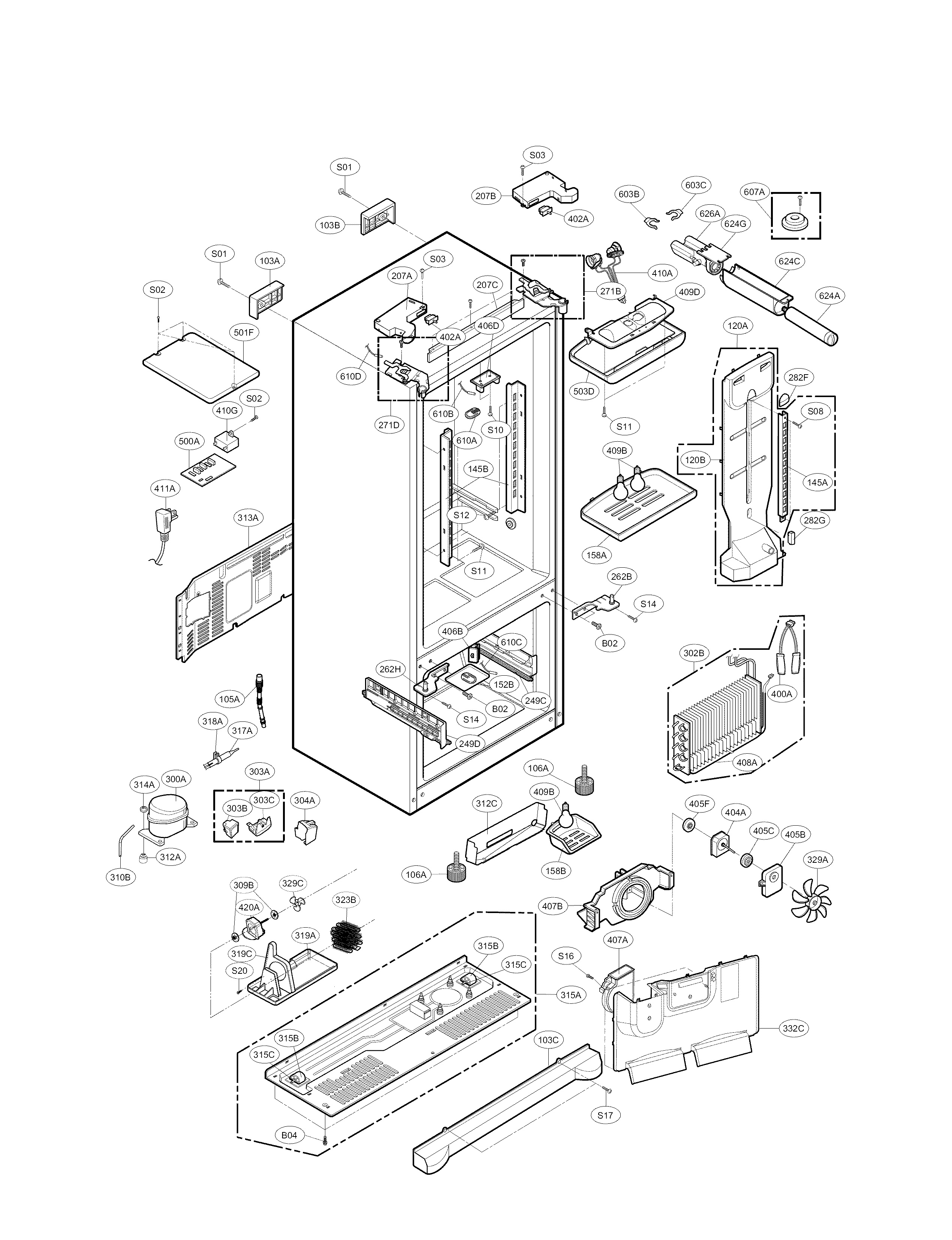 Case parts