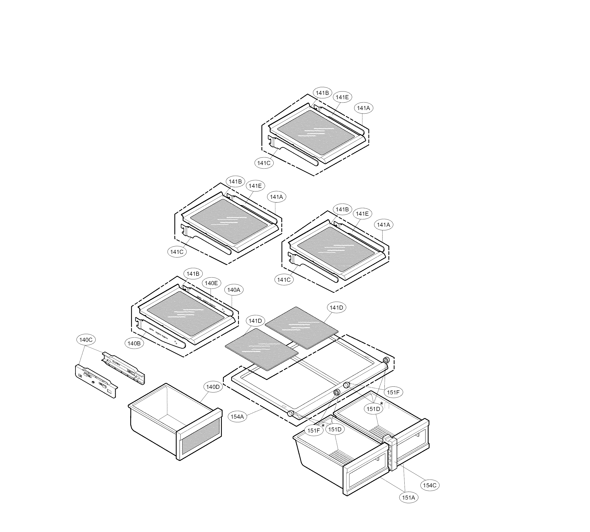 Refrigerator parts