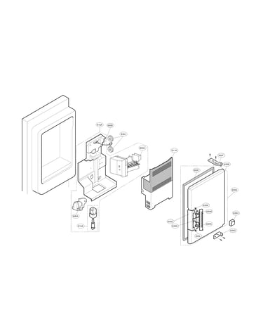 Ice maker and ice bank parts