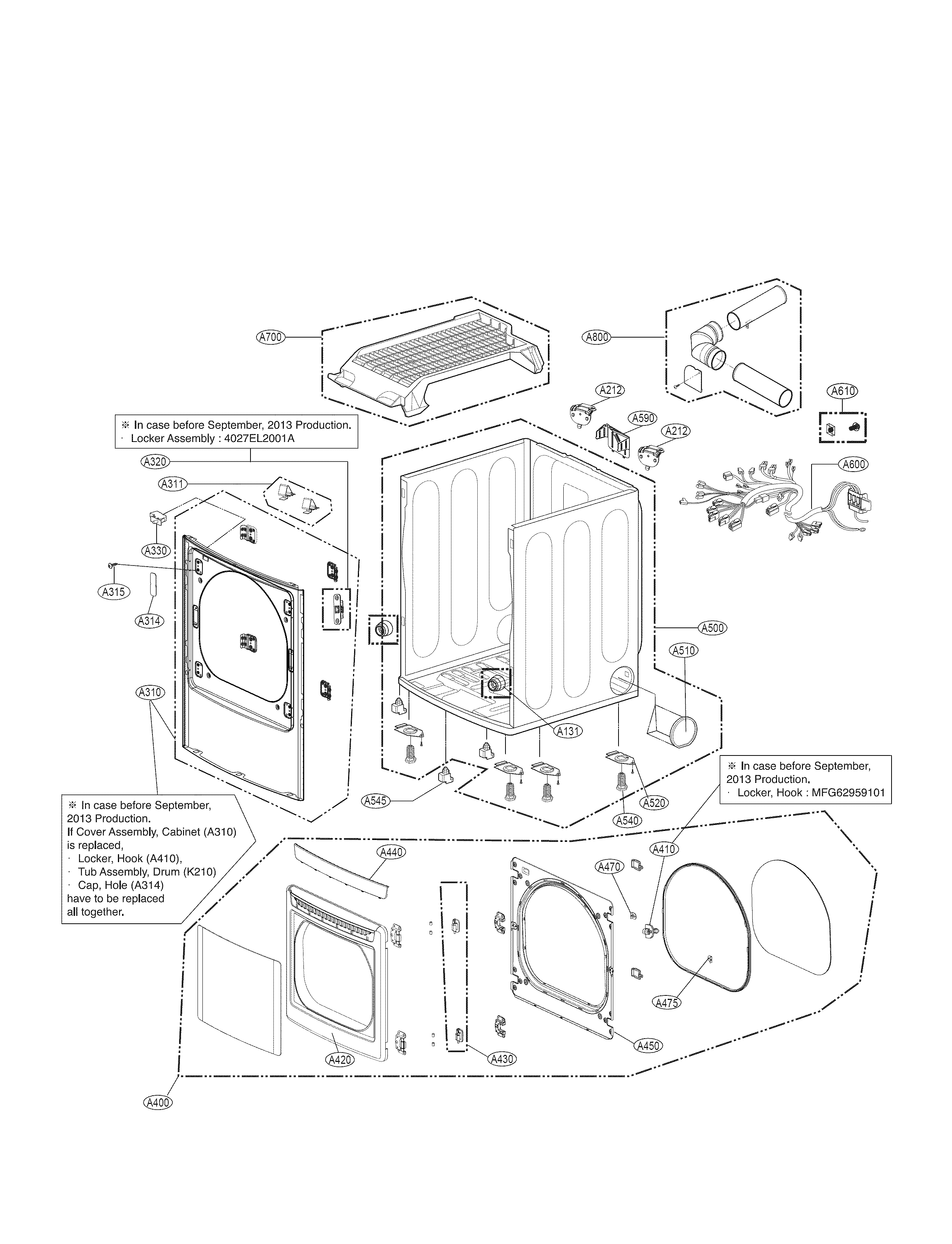 CABINET AND DOOR PARTS