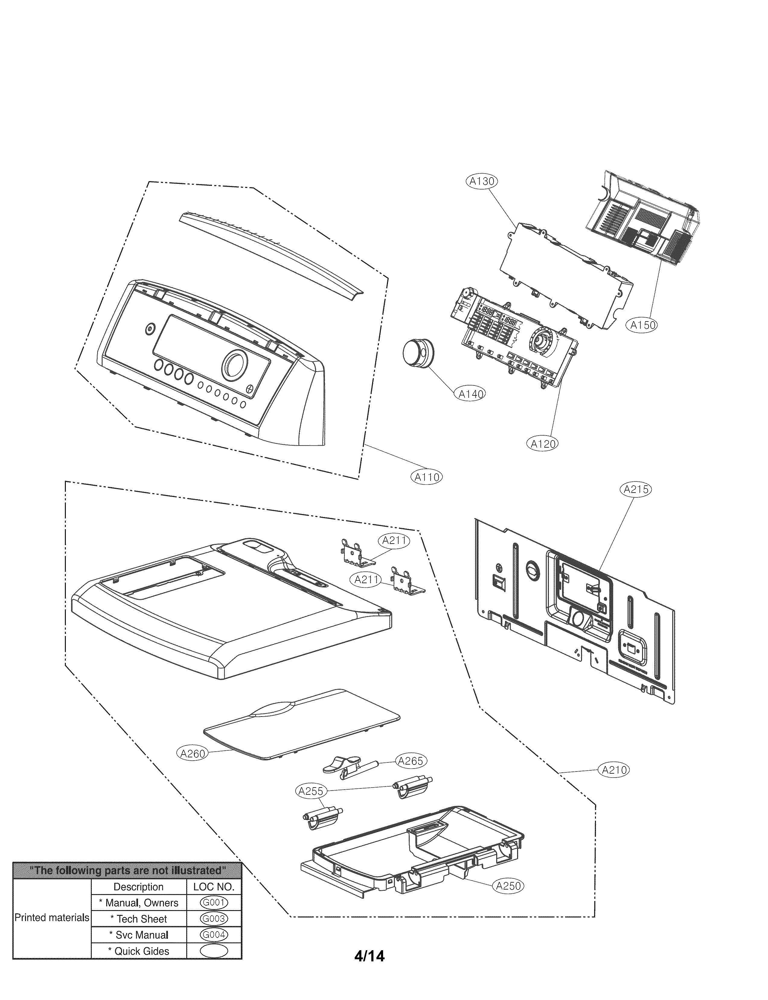 Control panel parts