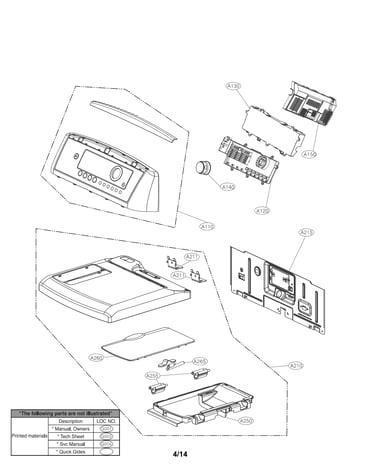 Control panel parts
