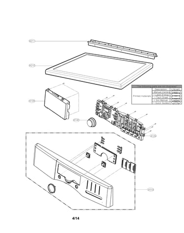 Control panel parts