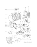 Drum and motor assembly parts