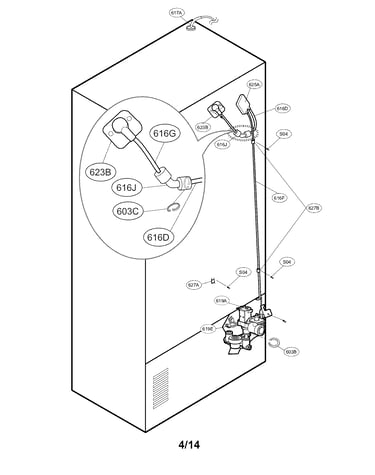 Value and water tube parts
