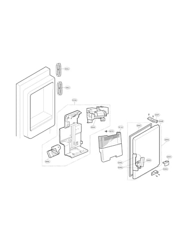 Ice maker and ice bank parts