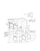 Cabinet and door parts