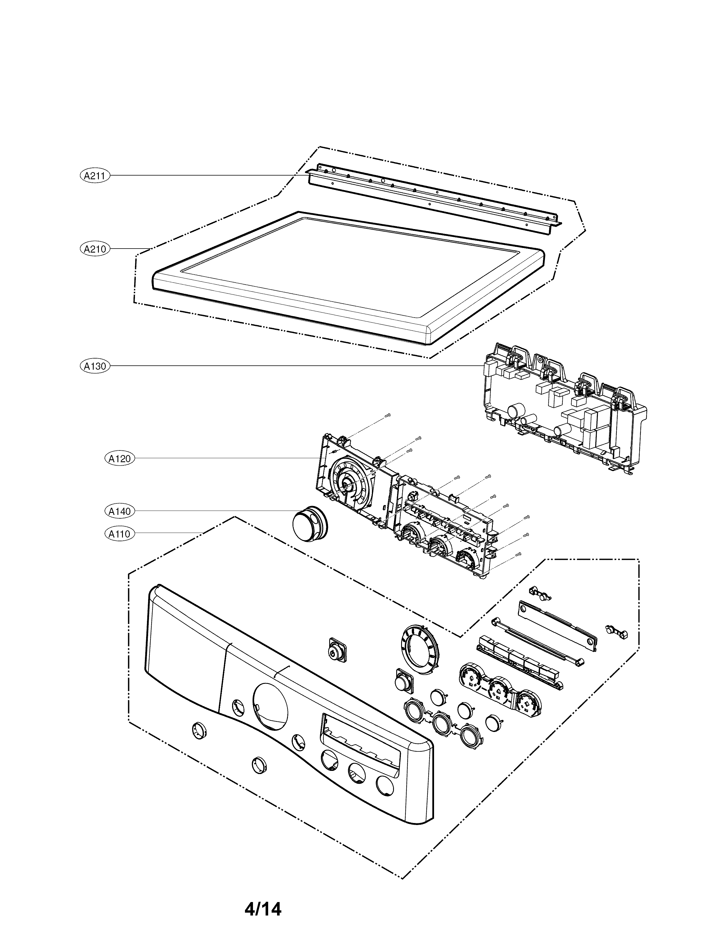 Control panel parts