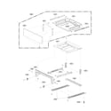 LG LRE3083SW/00 drawer assembly parts diagram
