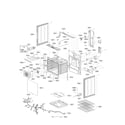 LG LRE3083SW/00 cavity assembly parts diagram