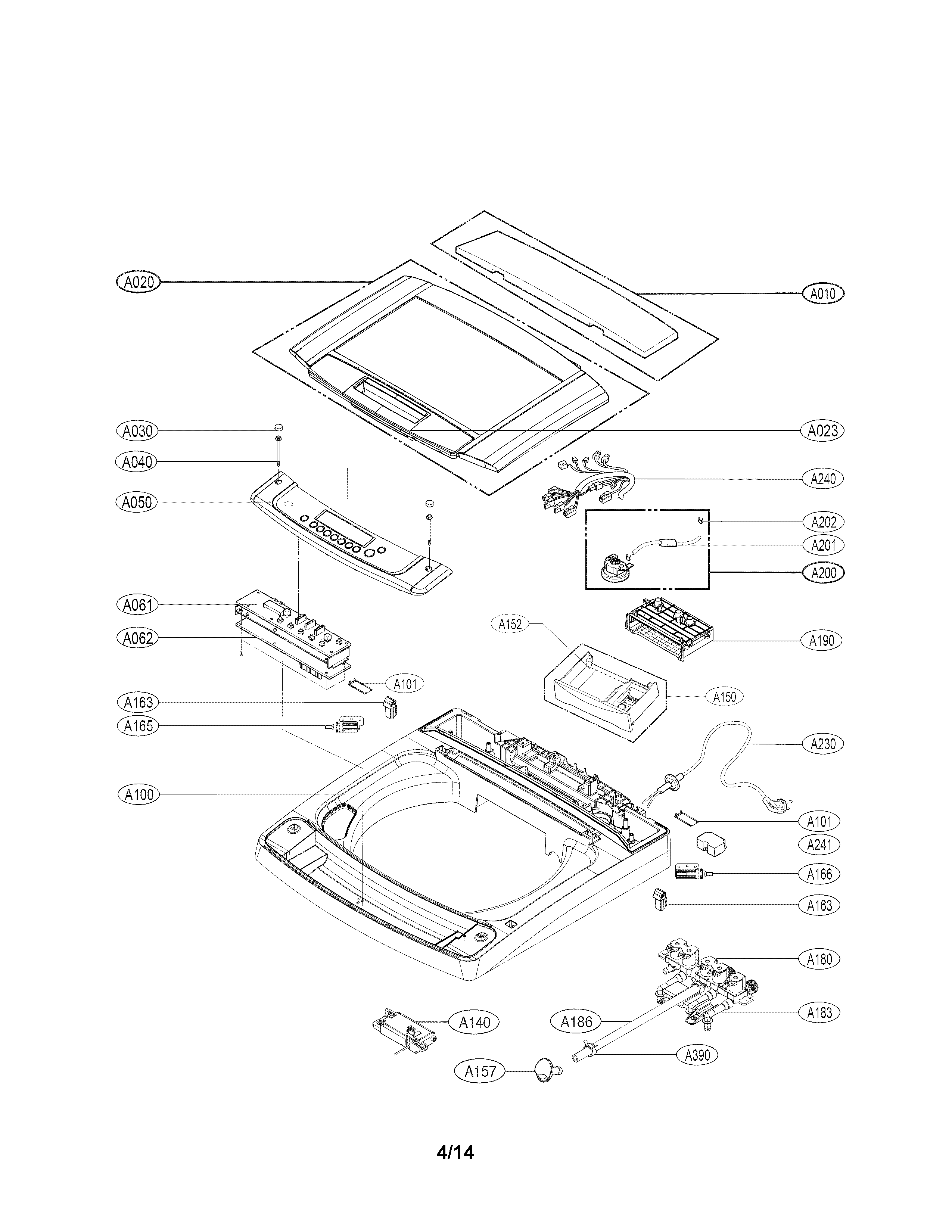 Top cover parts